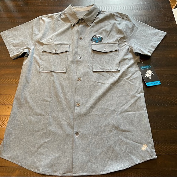 Trunks Performance Short‎ Sleeve Buttondown Shirt - Picture 1 of 5